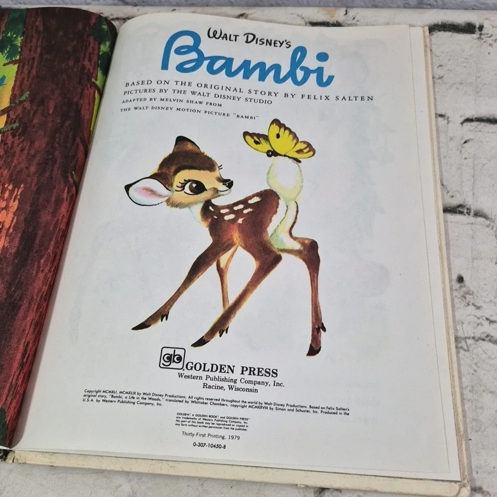 Walt‎ Disney's Bambi-Big Golden Book-1979